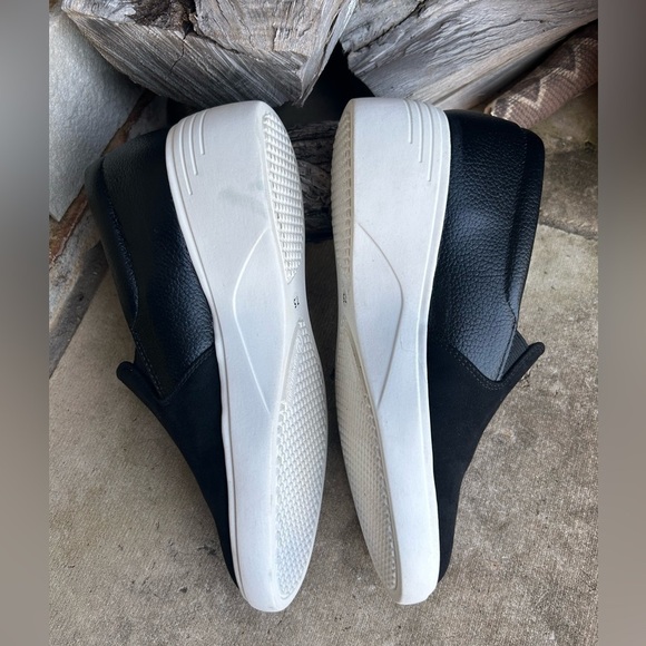 Giani Bernini memory foam comfortable slip on suede & leather shoes Sz-7.5. D - Picture 4 of 11